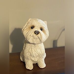 Sandicast VTG 80’s West Highland Terrier dog figurine flaws